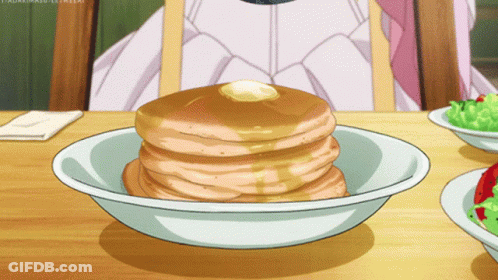 Stack Of Pancakes With Syrup GIF
