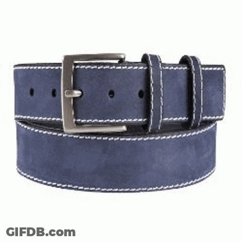 Stacked Belts Of Different Colors GIF