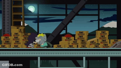 Stacked TNT Boxes GIF