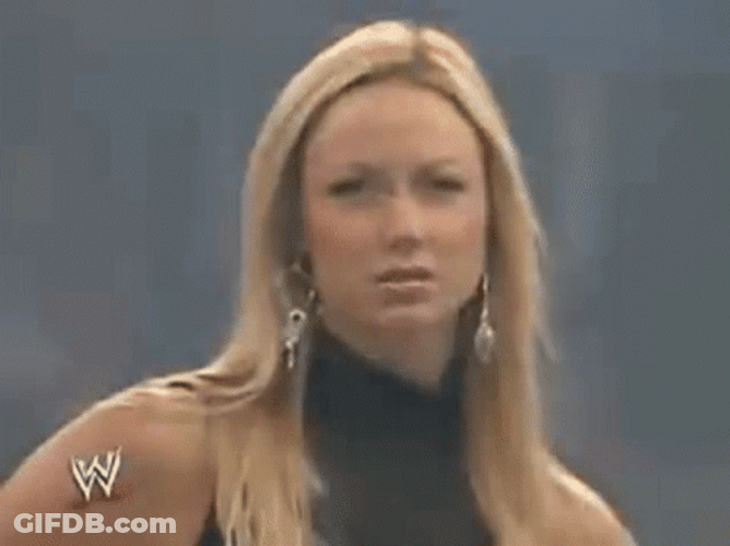 Stacy Keibler Disappointed Look GIF
