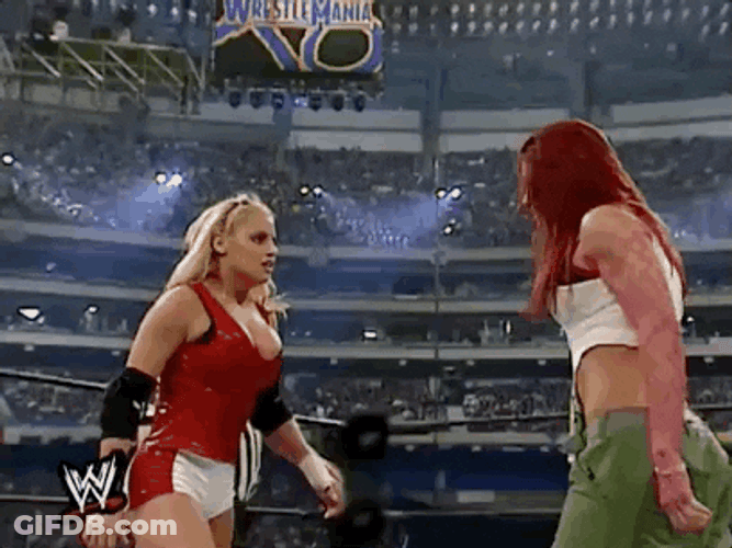 Stacy Keibler Fierce Look GIF
