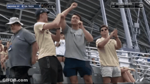 Stadium Crowd Indiana St 6 Ga Tech 7 GIF