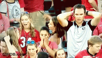 Stadium Crowd With Man In Number 3 Shirt GIF