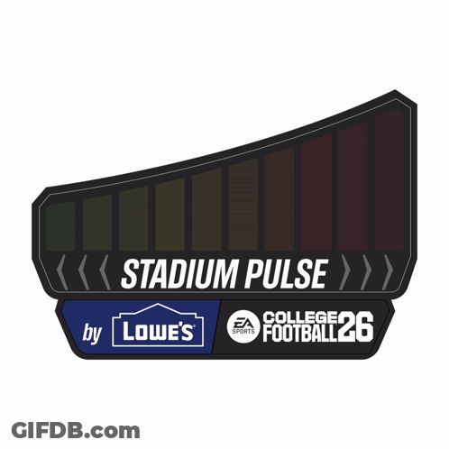 Stadium Pulse College Football 26 Logo GIF