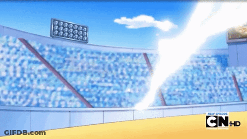 Stadium That Says CN + HD GIF