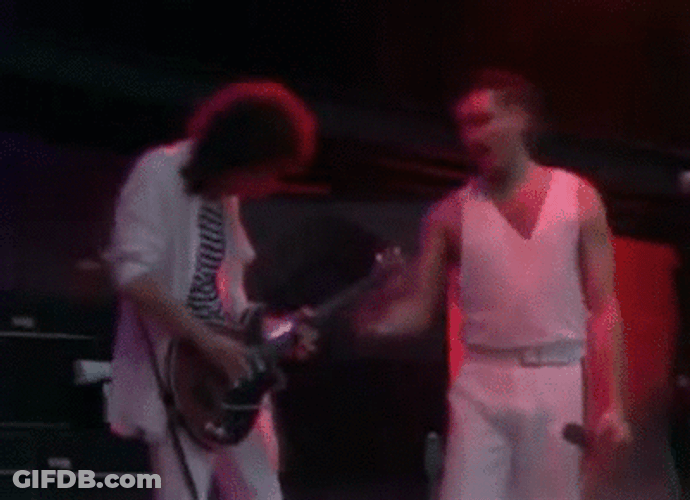 Stage Singer Musician Fist Pump GIF