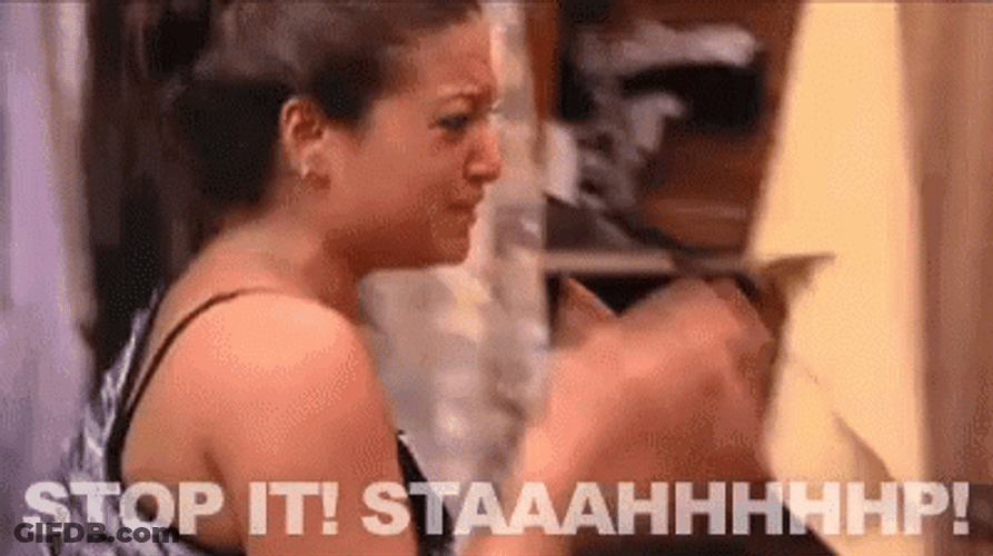 Stahp Emotional Sammi Giancola GIF