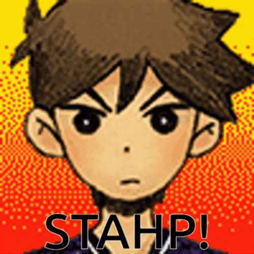 Stahp Grumpy Boy Omori Anime GIF