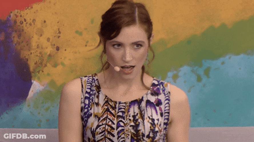 Stahp It Flirty Shy Lady GIF