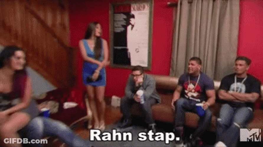 Stahp Jersey Shore Reality Show GIF