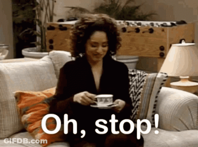 Stahp Shy Flattered Reaction GIF