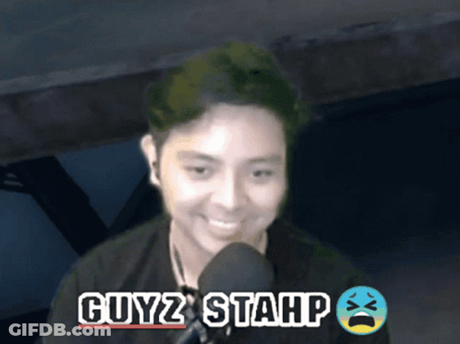 Stahp Shy Silly Facial Reaction GIF