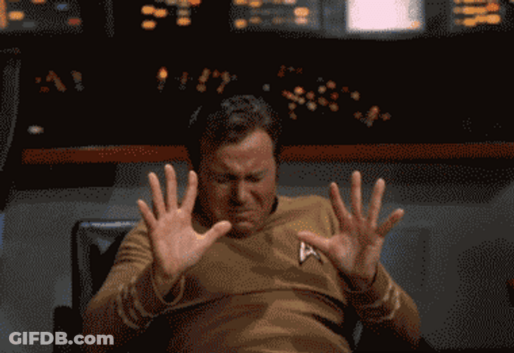 Stahp William Shatner Star Trek GIF