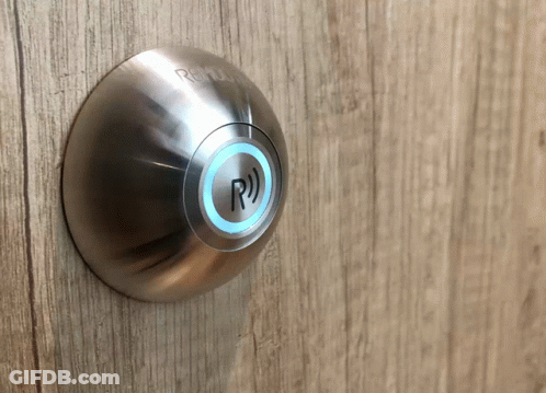 Stainless Steel Button With Retouch GIF