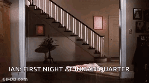 Staircase First Night At Inman Quarter GIF