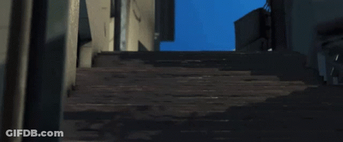 Stairs Leading To Blue Sky GIF