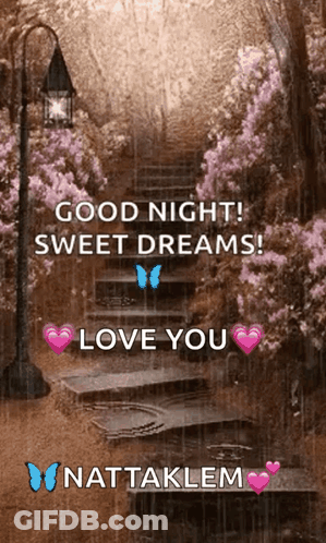 Stairs With Good Night Sweet Dreams I Love You GIF