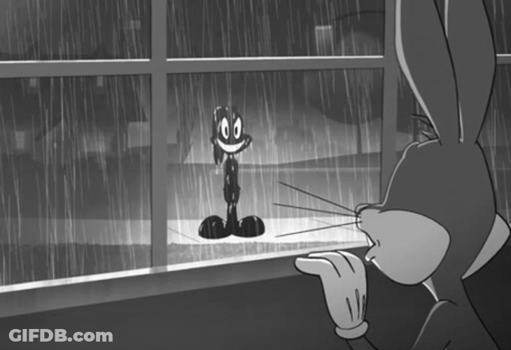 Stalker Looney Tunes GIF