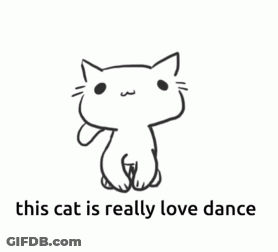 Stamping Lively Dancing Cat Meme GIF