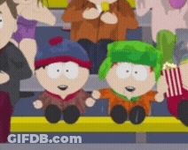 Stan And Kyle Sitting In Stadium GIF
