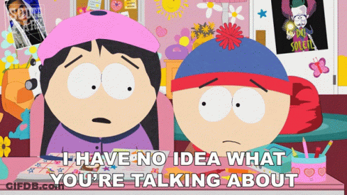 Stan And Randy From South Park Talking GIF
