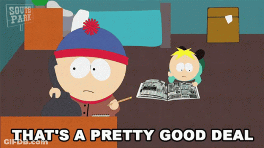 Stan Marsh Deal GIF