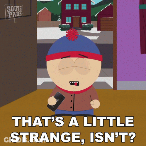Stan Marsh From South Park Is Holding A Cell Phone GIF