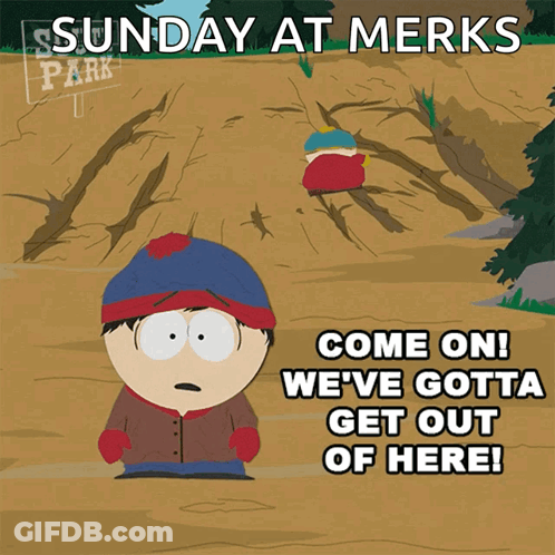 Stan Marsh From South Park Says " Come On We 'Ve Gotta Get Out Of Here ! " GIF