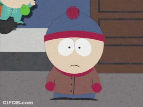 Stan Marsh From South Park Says Oh Hey In A Surprised Manner GIF