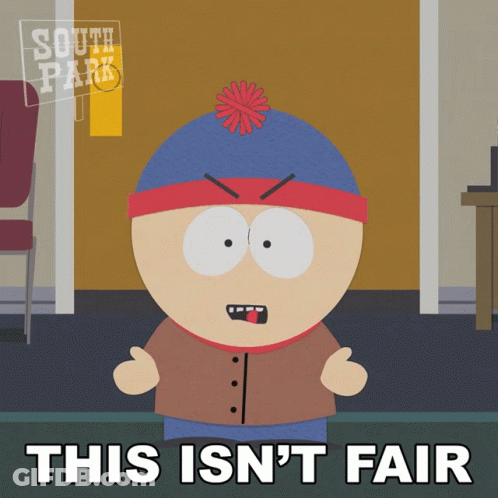 Stan Marsh From South Park Says " This Is N't Fair " GIF