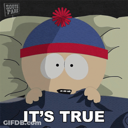 Stan Marsh It's True In Bed GIF