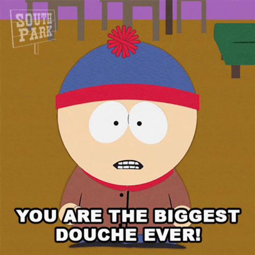 Stan Marsh Mad At Douchebag GIF