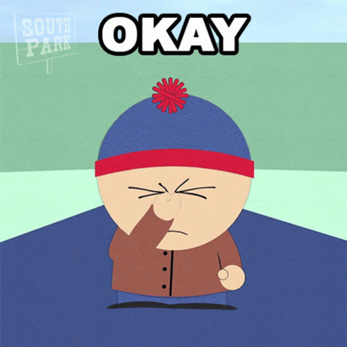 Stan Marsh Okay Facepalm GIF
