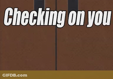 Stan Marsh Peeking Behind Door Checking On You GIF