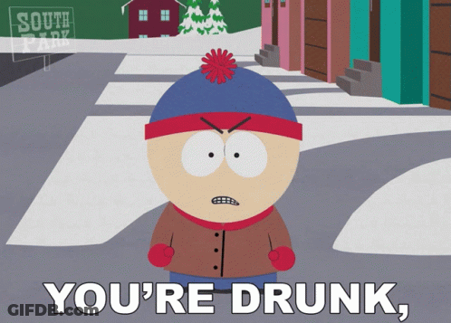 Stan Marsh Says You're Drunk GIF