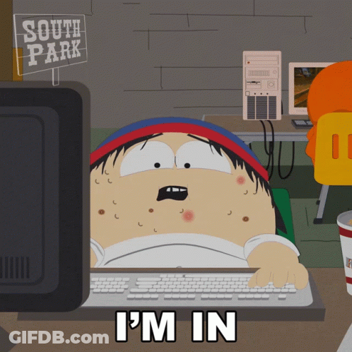 Stan Marsh Sitting At Keyboard GIF