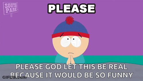 Stan Marsh South Park Asking God Let This Be Real GIF