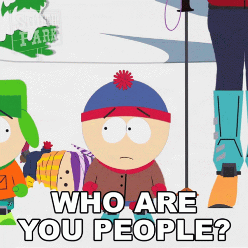 Stan Marsh Who Are You People GIF