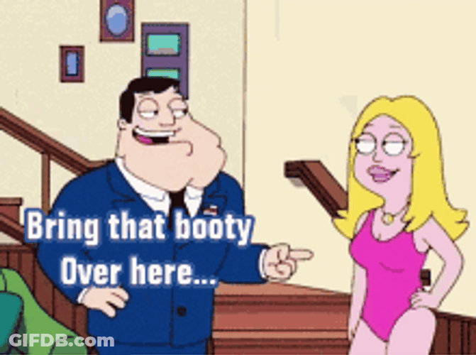 Stan Spanking Francine American Dad GIF