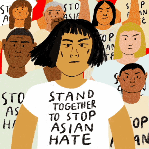 Stand Together To Stop Asian Hate Asian Community GIF