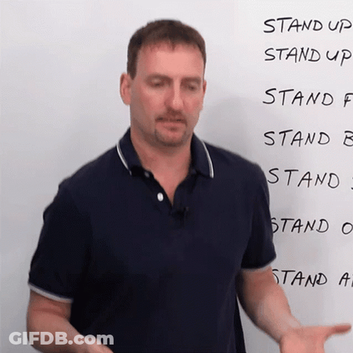 Stand Up Adam YouTuber GIF