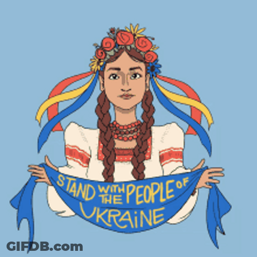 Stand With The People Of Ukraine GIF