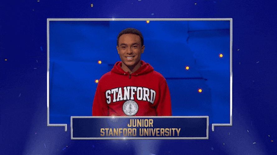 Standford University Representative Smile And Wave GIF