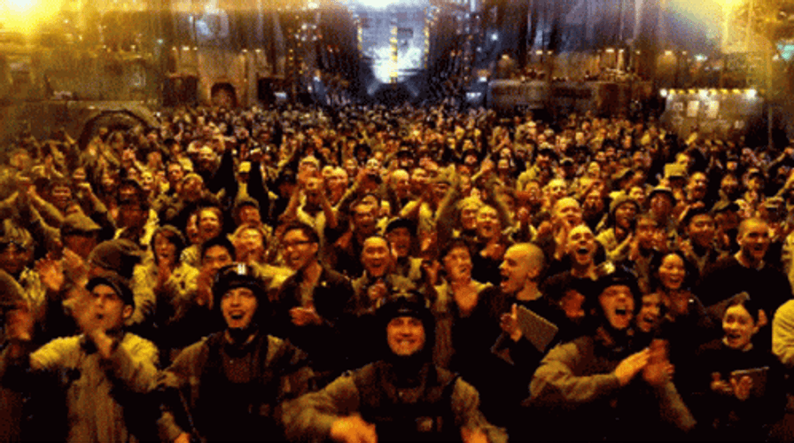 Standing Crowd Proud Clapping GIF