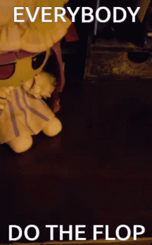 Standing Doll Flop GIF
