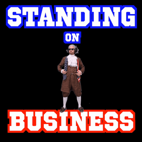 Standing On Business GIF