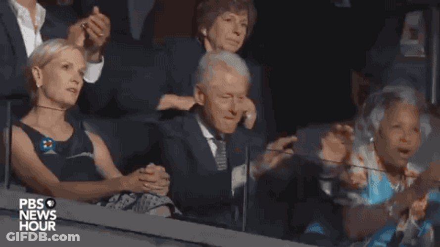Standing Ovation Bernie Sanders Applause National Convention GIF