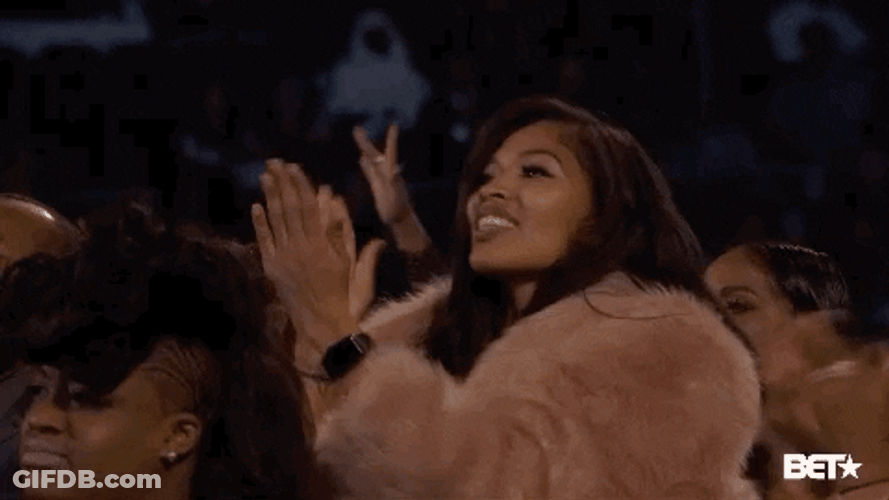 Standing Ovation Clapping Soul Train Awards GIF