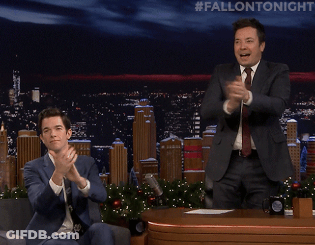 Standing Ovation John Mulaney Jimmy Fallon Tonight GIF