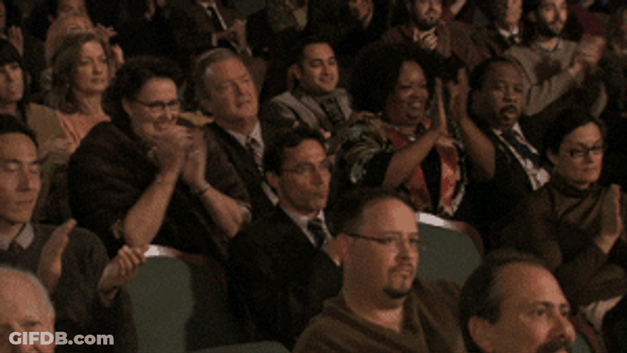 Standing Ovation Lazy Stanley Hudson The Office GIF